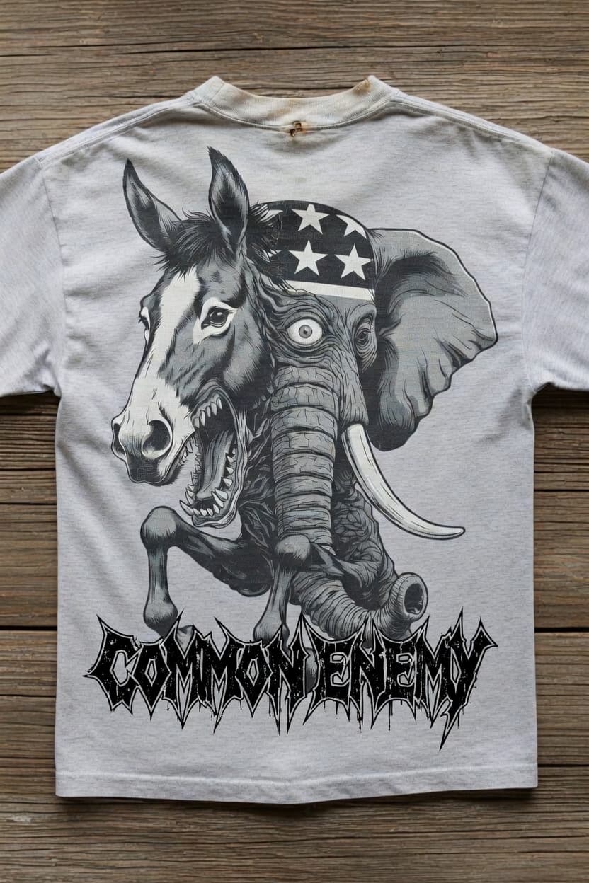 CMNNMY Unisex Tee — Back